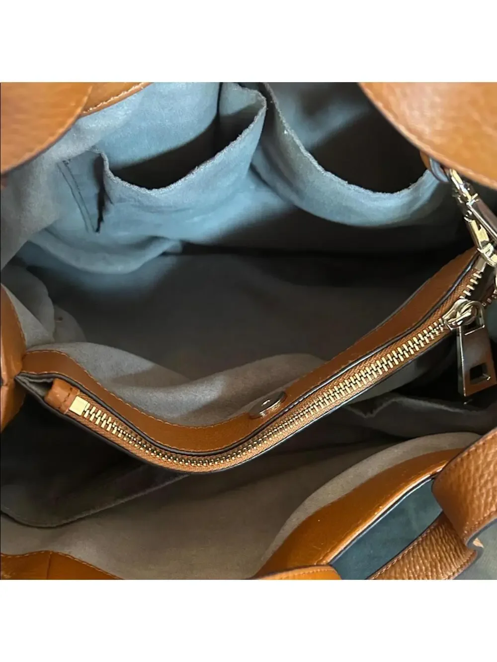 Vince Camuto Tan Leather Hobo Bag